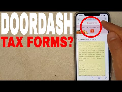 ✅  How To Get DoorDash Tax 1099 Forms ?
