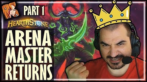 THE ARENA MASTER RETURNS?! (Part 1/2) - Hearthstone Barrens Arena