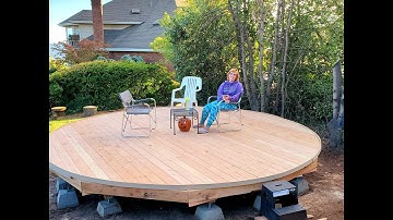 Pacific Yurt Platform build Start