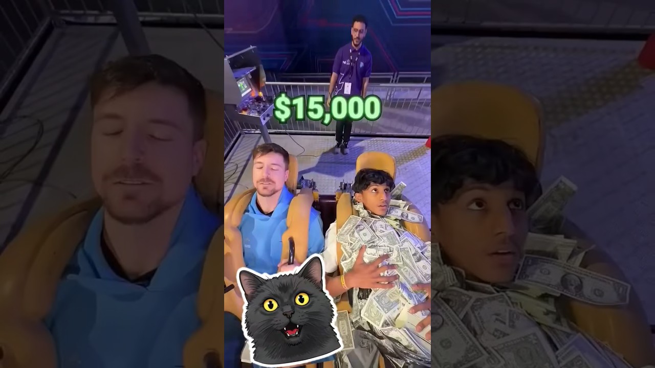 How Much Money Can You Keep On This Ride with mrbeast 