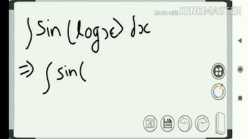 Integration of Sin(logx) dx
