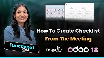 How To Create Checklist From The Meeting In Odoo
