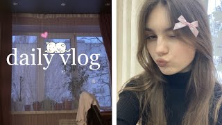 [daily vlog]//пытаюсь восстановить режим/учеба/🦦