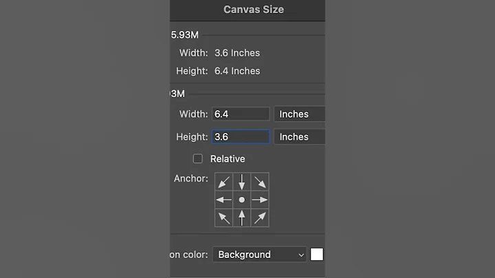 How To Change Canvas Size In Photoshop! EASY! 15 Seconds! #shorts #photoshop #adobe #howto
