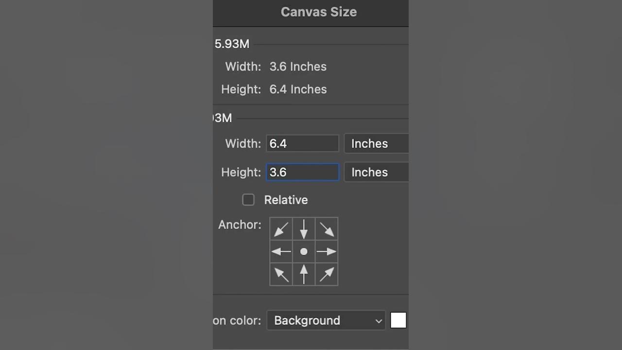 How To Change Canvas Size In Photoshop! EASY! 15 Seconds! #shorts #photoshop #adobe #howto