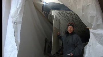 Sanding the rudder Ep. 2