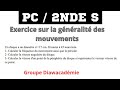 PC 2nd S Exercises On General Movements
