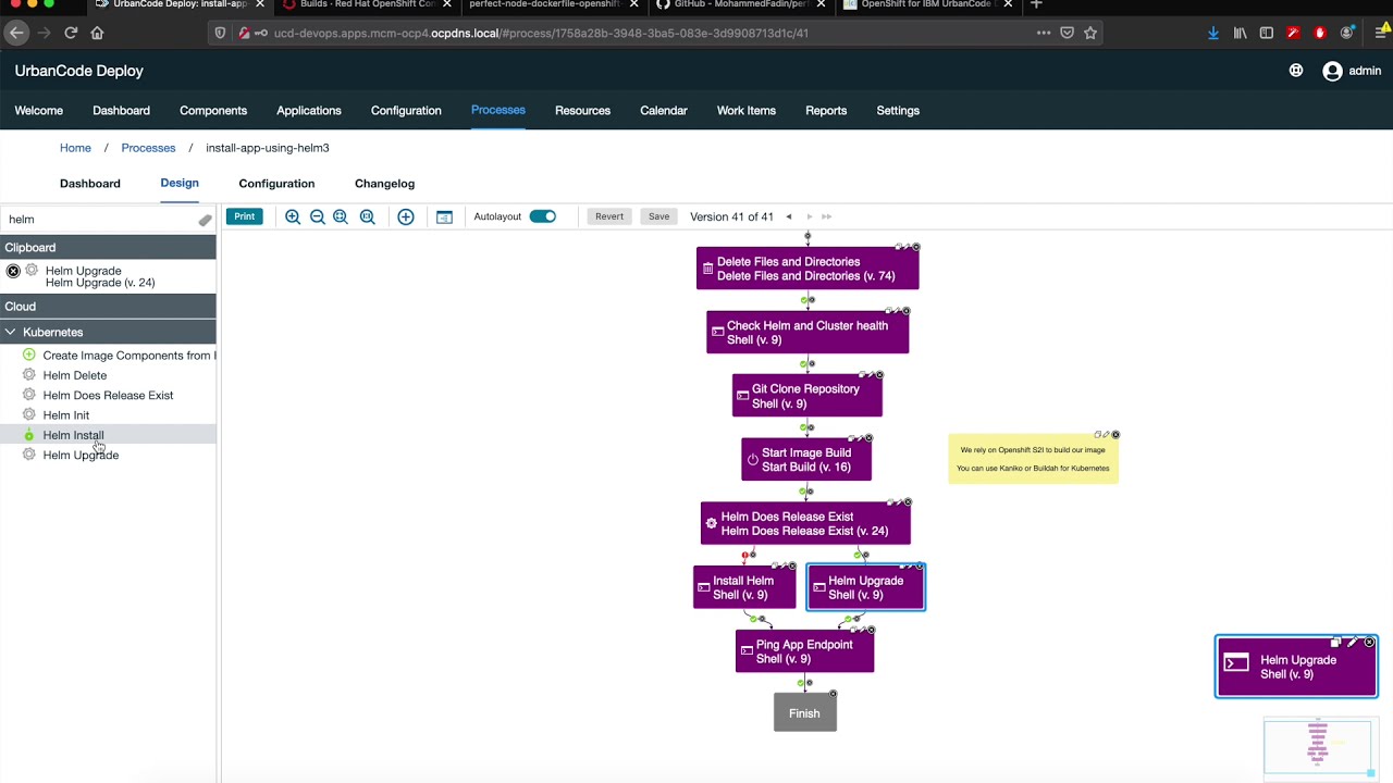 Automating Kubernetes Helm Charts using UrbanCode Deploy