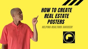 Create Real Estate Poster Using Canva | Real Estate Marketing Strategies | Clueless Realtor