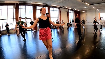 Ballet class with Gianluca Martorella.