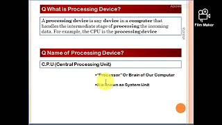 Processing device