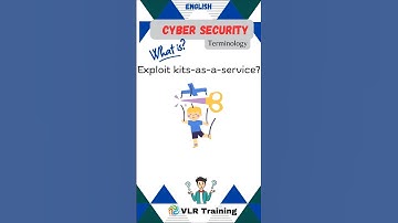 What is Exploit kits as a service ?cyber security terminology#vlrtraining #education #cybersecurity