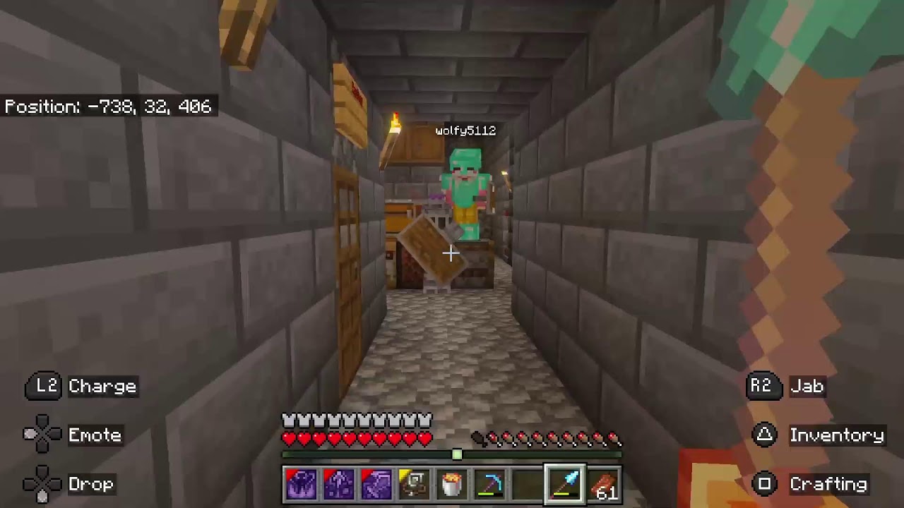 Minecraft Part 3-Finding The Warden, Getting A Dog & The Purge Has Begun 