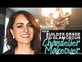 DIY DECOR: Builder Grade Chandelier Makeover On a Budget!