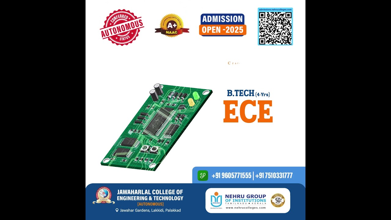 Admissions Open |  B.Tech Electronics & Communication Engineering (ECE)