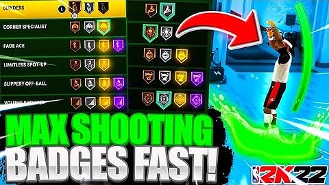 NBA 2K22 Best Shooting Badge Method Max All Your Shooting Badges Fast In One Day no Badge Glitch