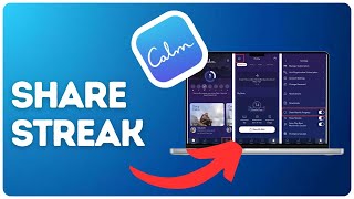 How To Share Streaks On Calm?