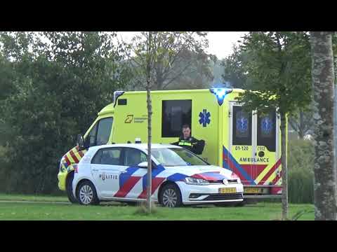 Politie en Ambulance 01-120 met spoed bij een onbekende melding in Delfzijl!