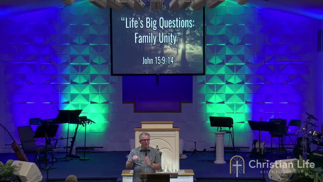 Bible Study ~ Life's Big Questions: Family Unity ~ 1/21/2026