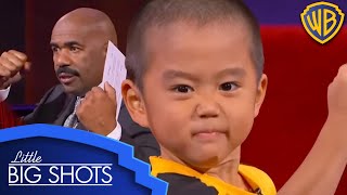 Steve Harvey Loses It Over Kids Mindblowing Bruce Lee Skills On littlebigshots