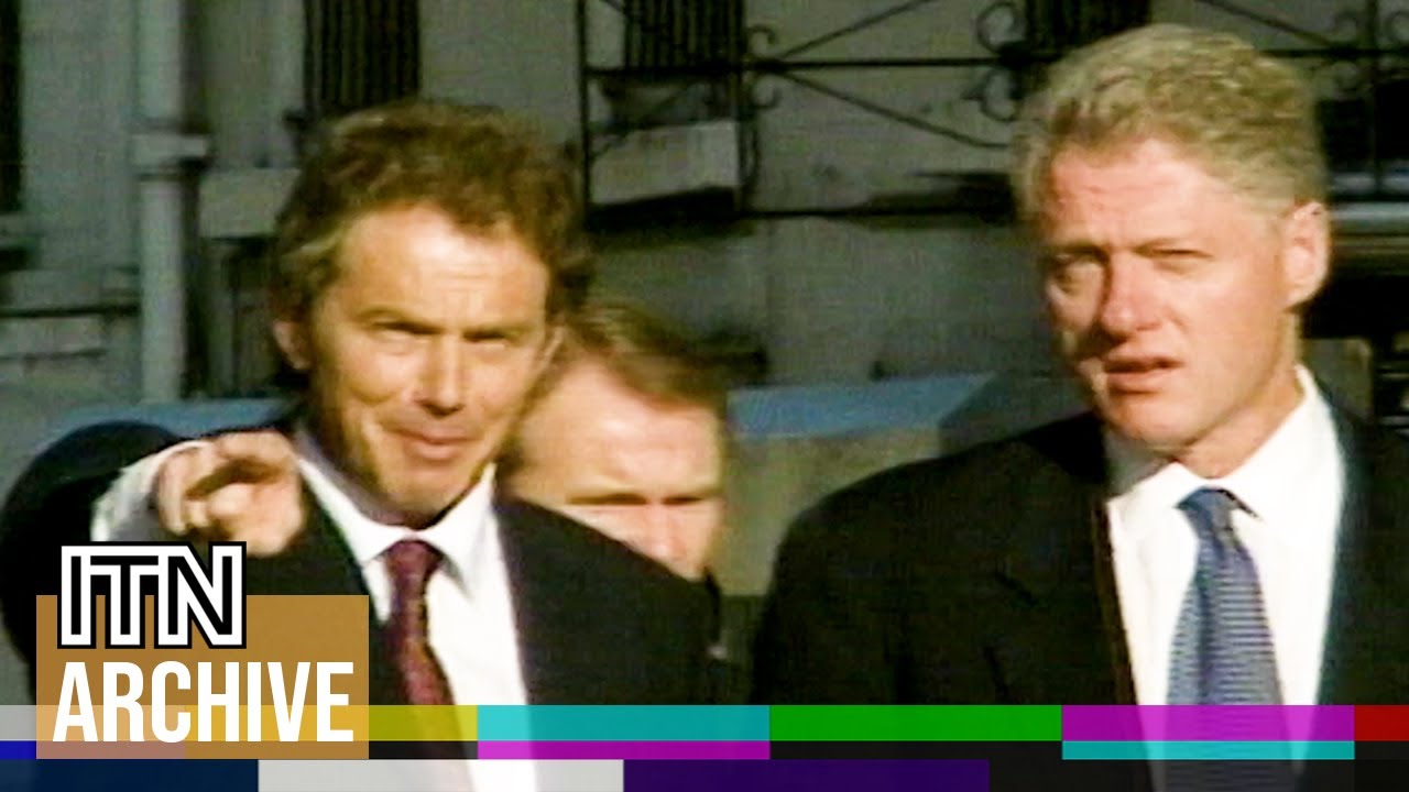 Agreement 25 Bill Clinton and Tony Blair on Peace Tour of Northern Ireland (1998) YouTube Agreement 25 Bill Clinton and Tony Blair on Peace Tour of Northern Ireland (1998) YouTube