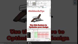 Optimize design study for motor torque #solidworkstips #belajarsolidworks
