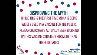 MYTH 7: The COVID-19 vaccines were rushed, so they aren't safe