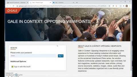 Opposing Viewpoints Tutorial