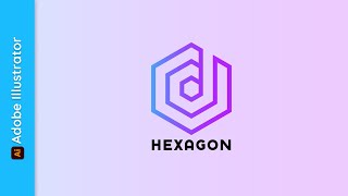 D Hexagon Logo Tutorial  Grid System I Colorful Hexagon Logo I