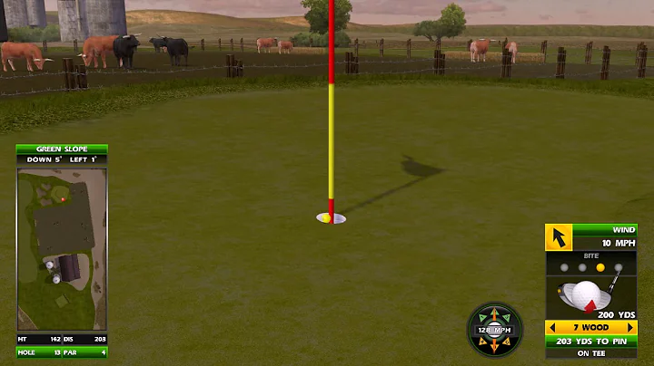 Golden Tee Great Shot on Dodge City!