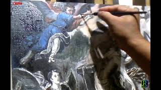 LAYERING USING OIL /THE FLEMISH METHOD JR#49