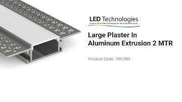 Plaster In Aluminum Extrusion 2MTR