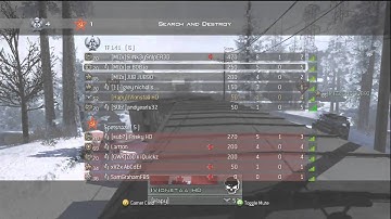 MW2 no scope across derail