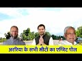 अररिया में पांच सीटों पर कांटे की टक्कर, जोकीहाट में बना बहुकोणीय मुकाबला