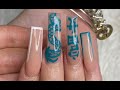 Chinese Symbol Nail Art | Watch Me Work | Acrylic Nails Tutorial