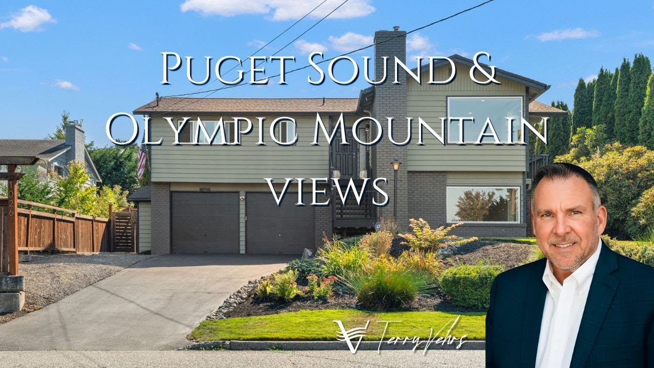 Puget Sound & Olympic Mountain Views | Walk to Beach, Marina & Town