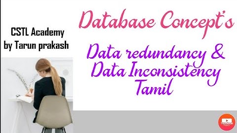 Data Redundancy & Data Inconsistency in DBMS Tamil