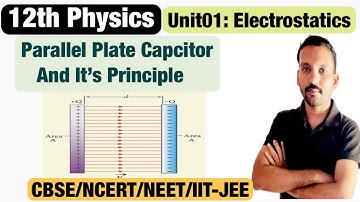 Parallel Plate Capacitor and Its Principle | 12th Physics | Electrostatics | NEET| IIT JEE | CBSE