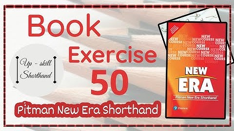 Pitman Solved Exercise - 50 | Pitman New Era Shorthand | English Shorthand #pitmannewera, #shorthand