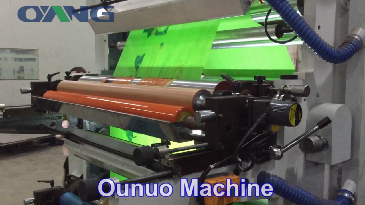 4色柔版YT 41200 4 Color Non Woven Flexo Printing Machine - YouTube