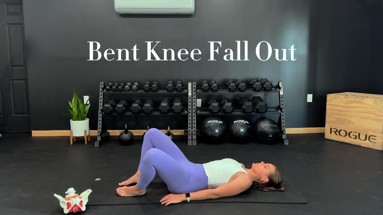 Bent Knee Fall Out for Pelvic Floor & Core Strength | Pelvic Floor ...