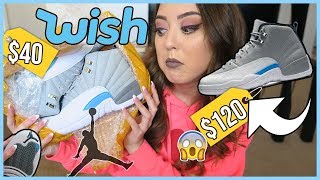 I BOUGHT SOLD OUT JORDANS ON THE WISH APP 👟💸 - YouTube