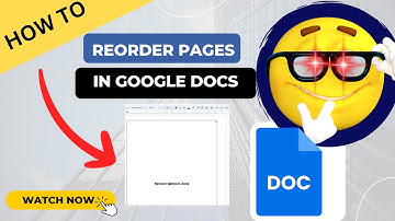 Reorder Pages In Google Docs