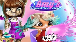 Fun Animals Care & Hair Makeover Kids Game - Amy's Animal Hair Salon - Play Dress Up Game for Kids