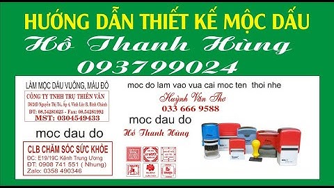 Hướng dẫn thiết kế mộc dấu bằng Corel | Tự học corel cấp tốc