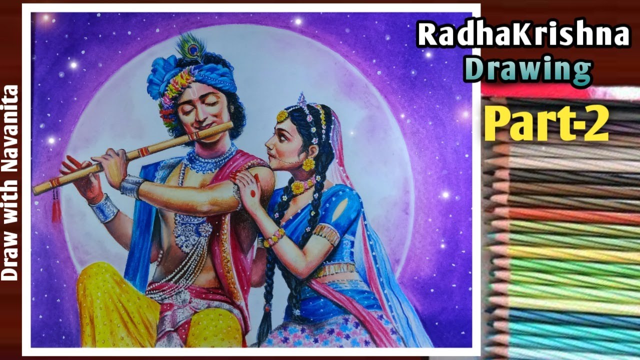 How to draw - Sumedh Mudgalkar and Mallika Singh as RadhaKrishna ...