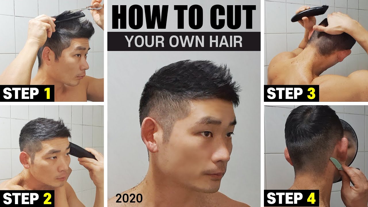 남자 짧은머리 헤어스타일 셀프 컷트 투블럭 자르기 ✂ Simple & Easy How To Cut Your Own Hair  Self-Haircut Tutorial 2020 - Youtube