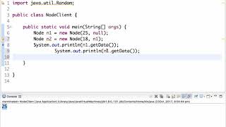 Node class for linked lists