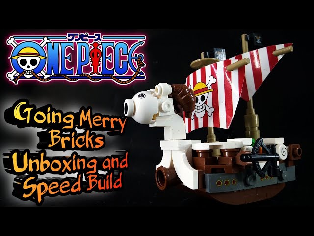 ONE PIECE GOING MERRY SHIP SET SPEED BUILD! 