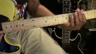 Video thumbnail of "RUDE Magic Electric Guitar Lesson Reggae Style Tutorial @EricBlackmonGuitar"